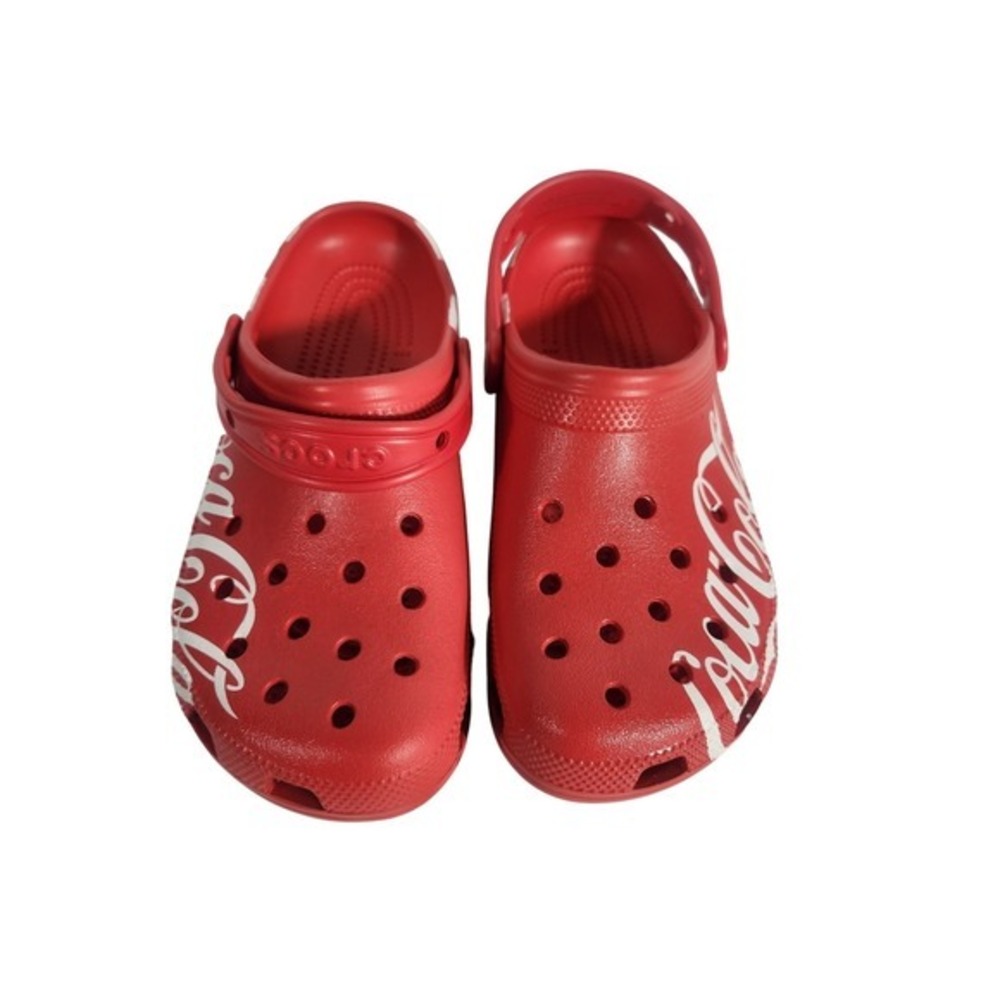 Crocs Coca Cola Classic Clog Red White W-8 M-6 New - Picture 2 of 7